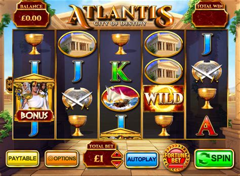 Atlantis: City of Destiny Slots Review .